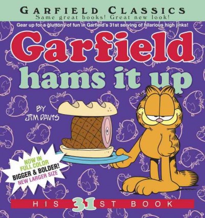 Garfield hams it up / by Jim Davis.