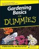 Gardening basics for dummies Cover Image